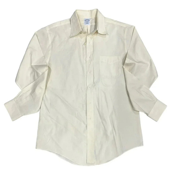 Brooks Brothers Yellow Slim The Original Polo Shirt 16 - Picture 1 of 3